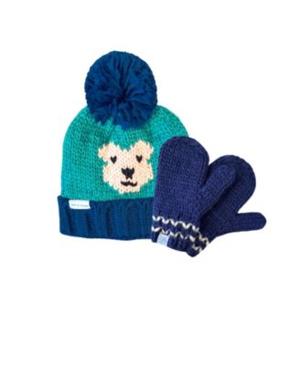 Boys Teddy Bear Bobble Hat