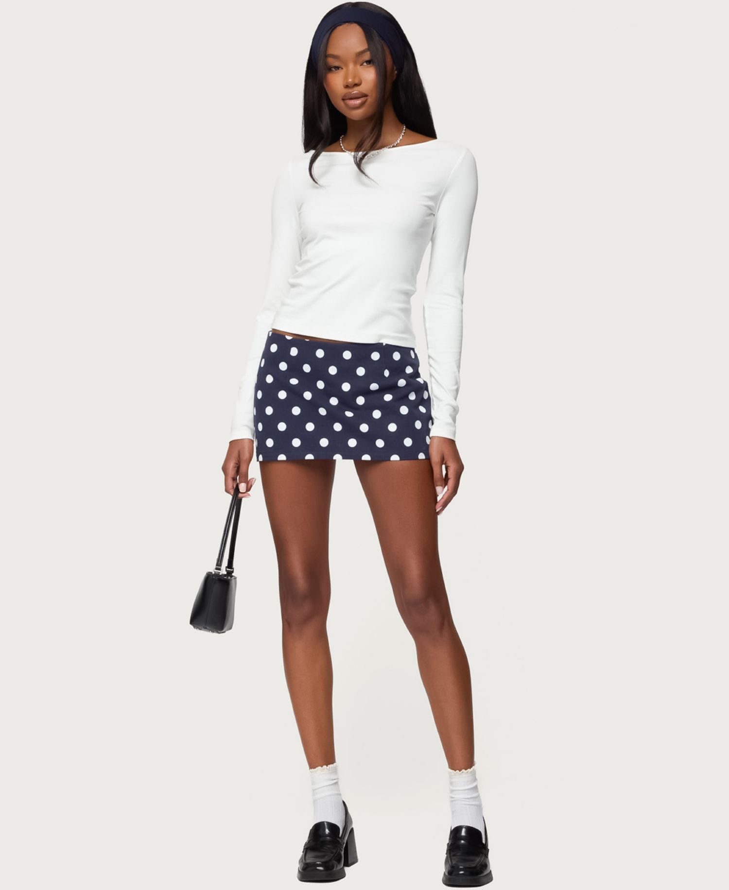 Women's Savi Boat Neck Long Sleeve Top