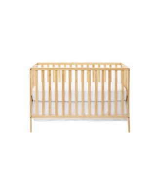  3-in-1 Convertible Island Crib Natural, Solid Wood Frame