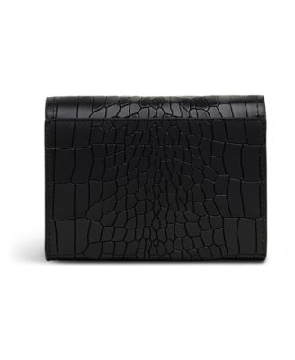 Albert Road - Faux Croc Flap Over Wallet