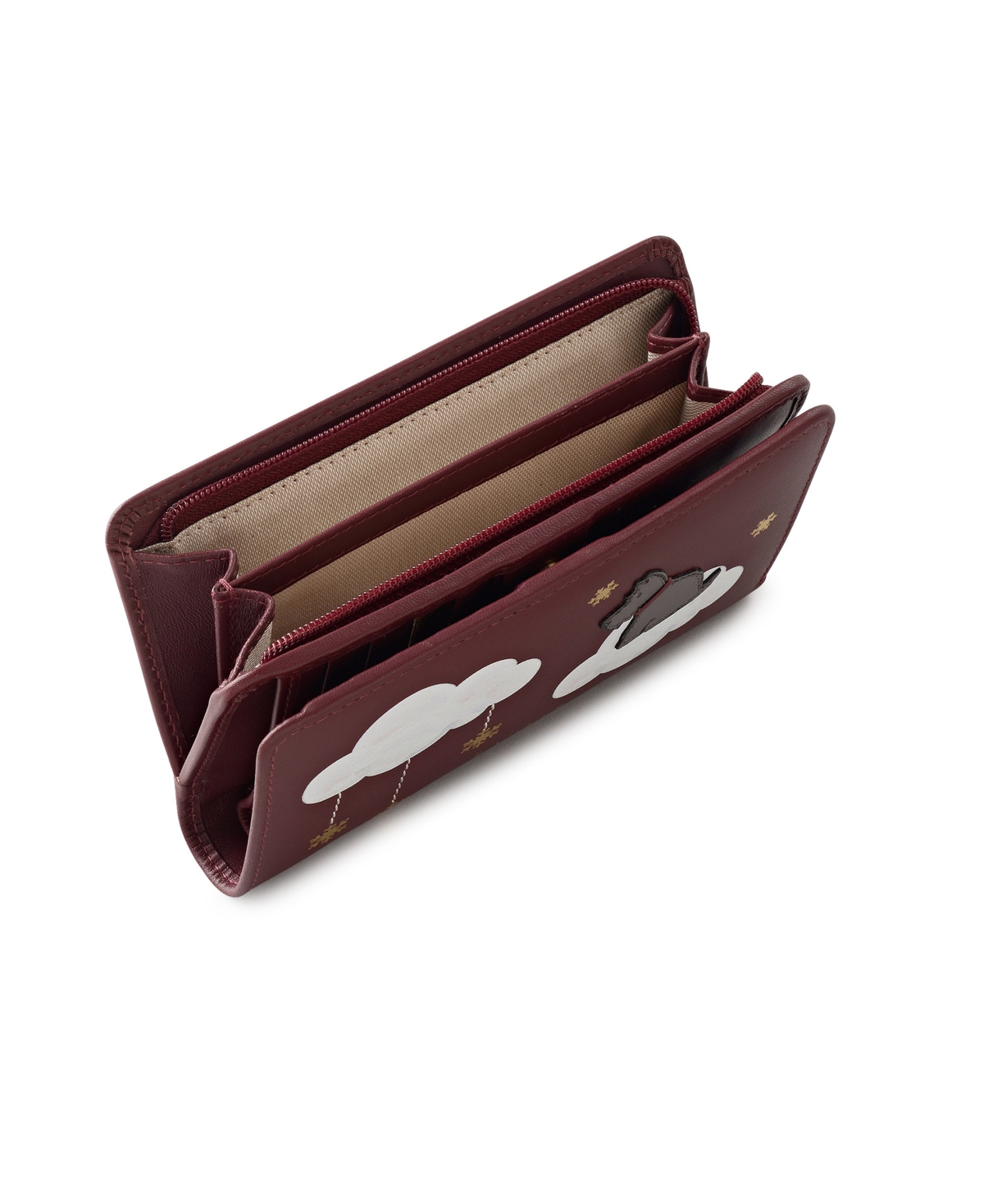 Radley London It's Written In The Snowflakes Bifold Wallet In Burgundy