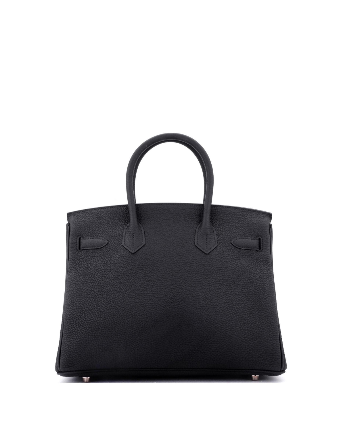 Pre-Owned Hermes Birkin 30 Handbag Black Togo with Rose Gold Hardware