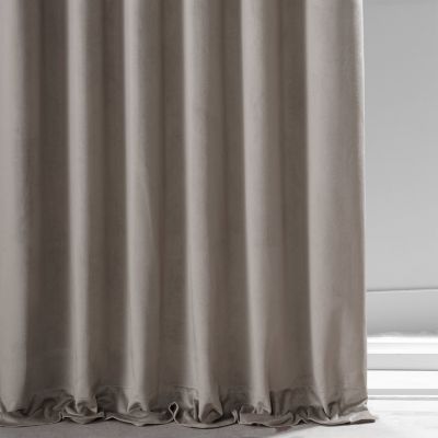 Signature Plush Velvet Hotel Blackout Curtain