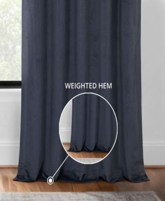 Grommet Signature Velvet Blackout Curtain