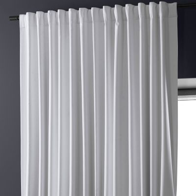 Extra Wide Performance Linen Hotel Blackout Curtain