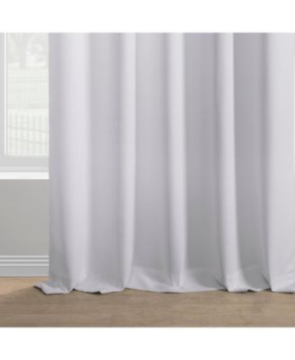 Italian Faux Linen Room Darkening Curtain