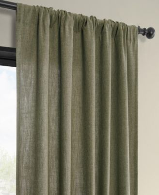 Simply Faux Linen Light Filtering Curtain Pair (2 Panels)