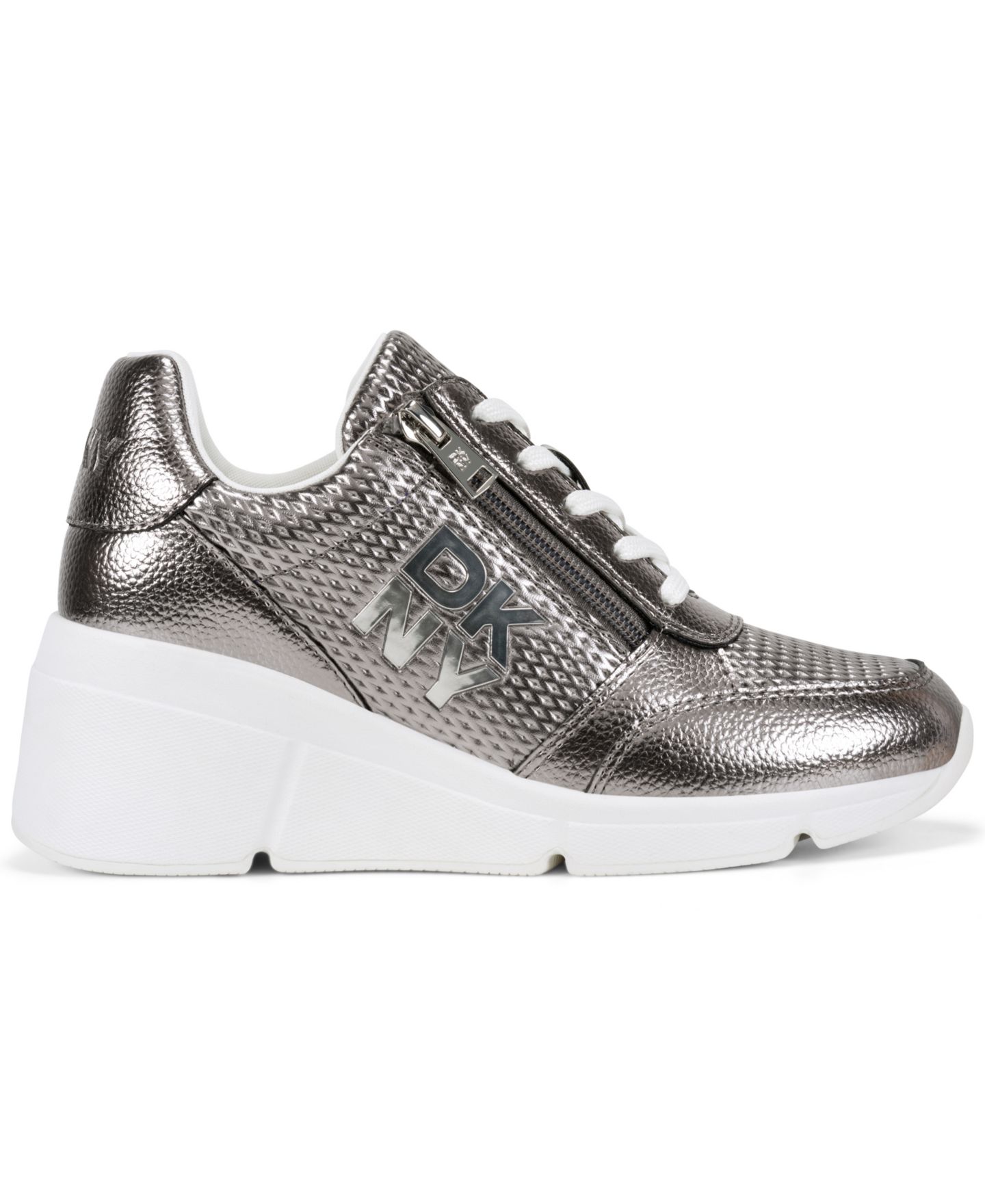 Женские кроссовки DKNY Sorvino Wedge, цвет: Nickel — фото 2