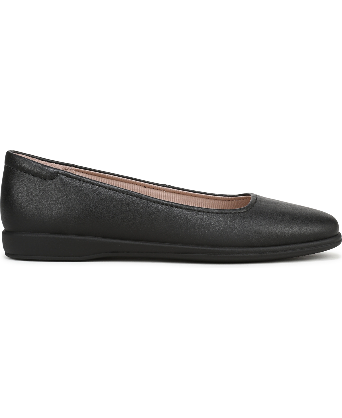 Naturalizer Wide Width Maxwell Ballet Flat In Black