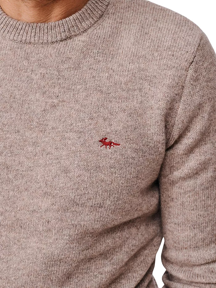 Men's Phillips Lambswool Crew Neck Sweater - thumbnail 3