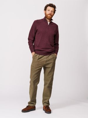Men's Bonby Zip Neck Sweater