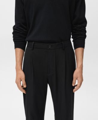 Men's Regular-Fit Pleated Pants