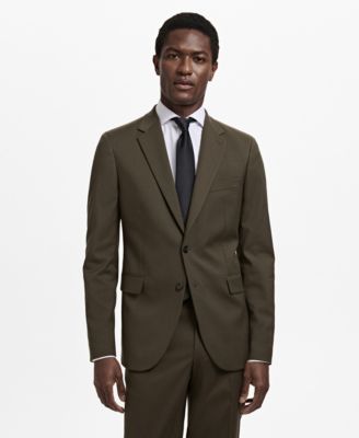 MANGO - Men's Milan Slim-Fit Suit Blazer