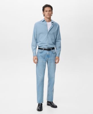 Men's Cotton Chambray Shirt
