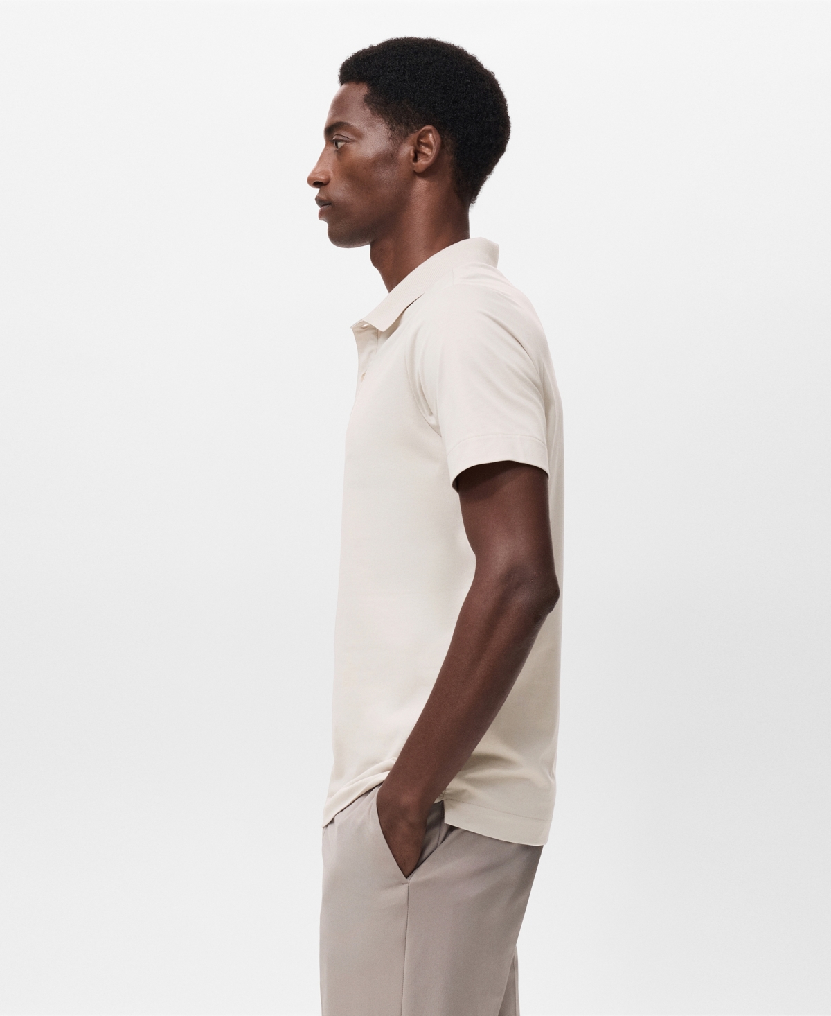 Mango Men's Slim-Fit Thermolite Polo Shirt