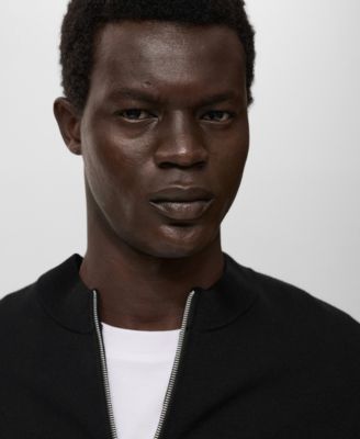 Men's Zipped Knit Cardigan