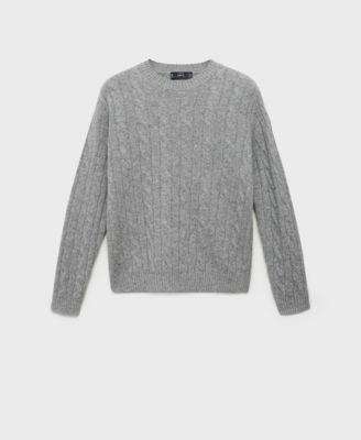 Men's Wool Braided Sweater