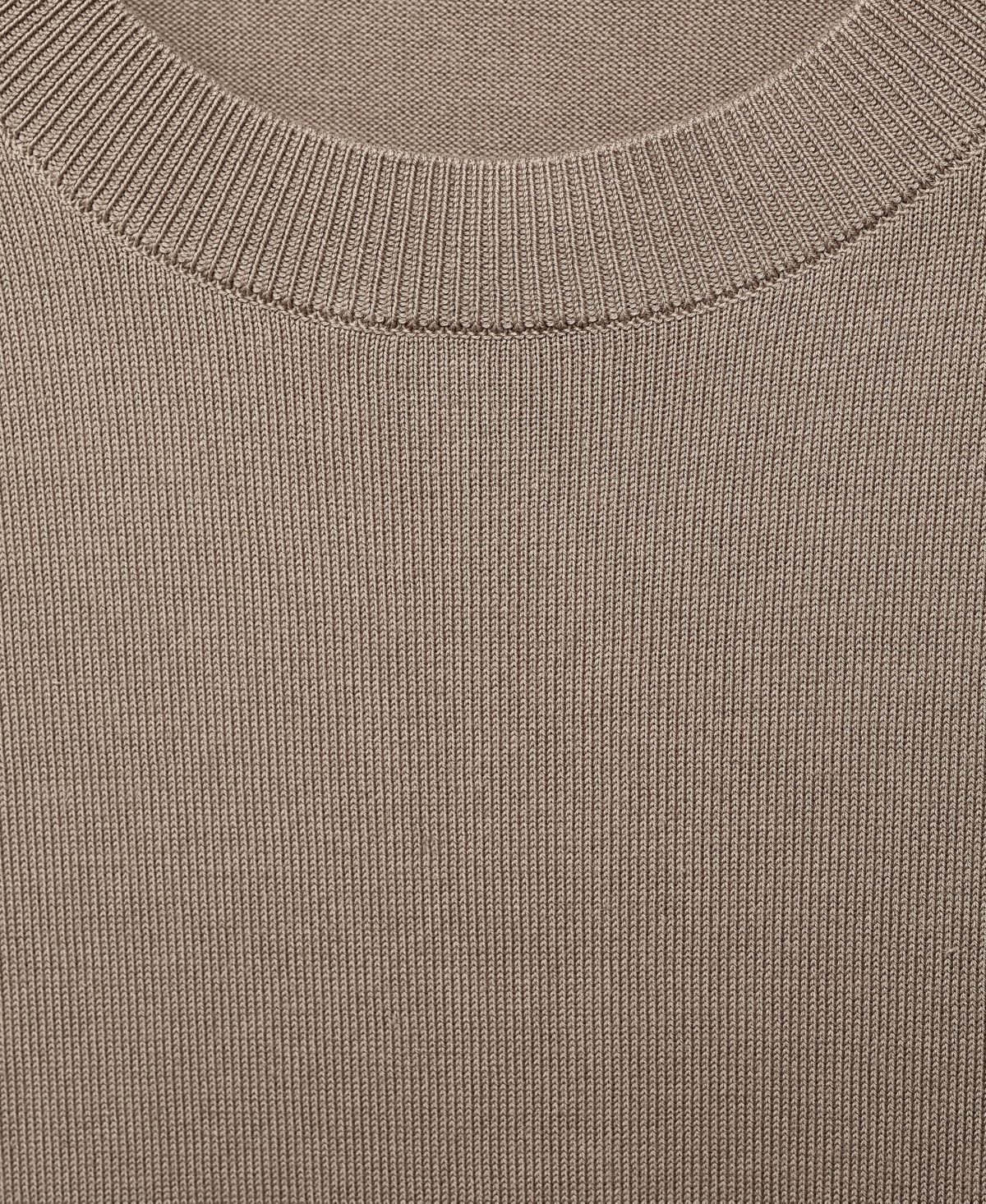 Mango Men's Cotton Fine-Knit T-Shirt