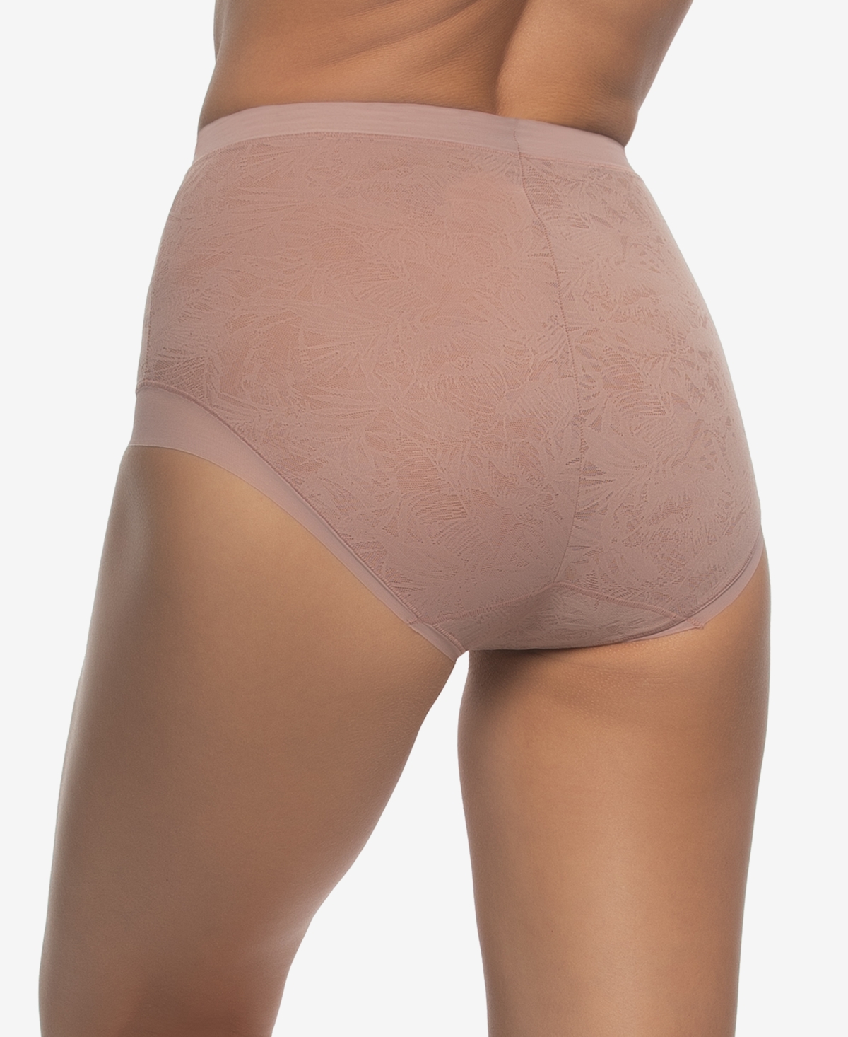 Felina Women's Jessamine Lace Smoothing Panty In Brown