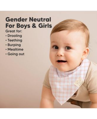 8pk Baby Bandana Bibs, Baby Drool Bibs for Baby Girl, Boy, Baby Bibs for Infant, Newborn