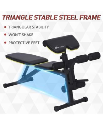 Multi-Functional Sit-Up Dumbbell Bench Adjustable Seat and Back Angle