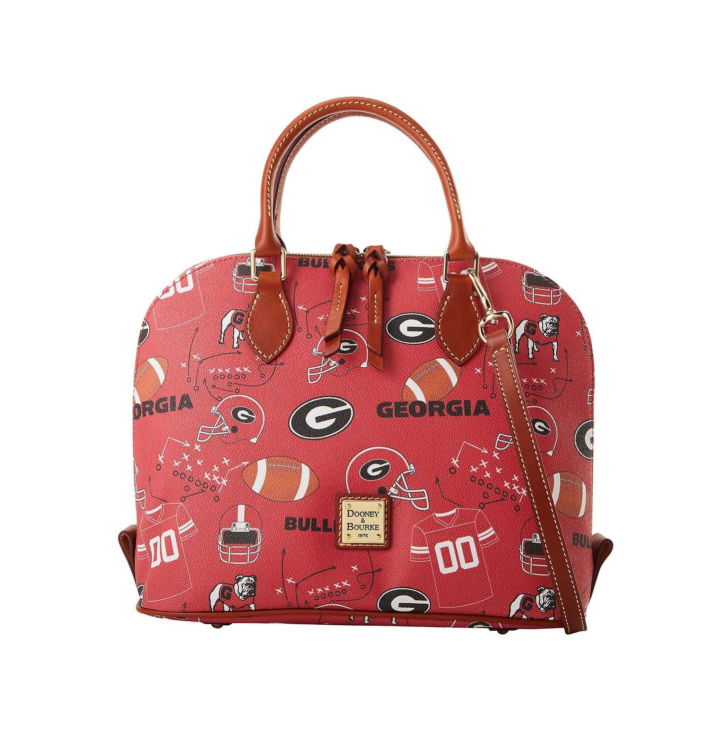 Женская сумка Dooney & Bourke Georgia Bulldogs Game Day Zip Zip Satchel — фото 2