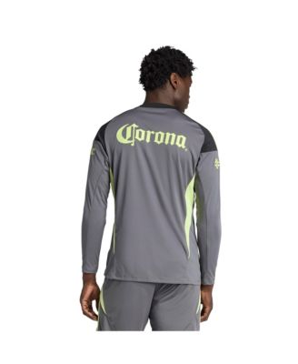 Men's Gray Club America 2025/26 Long Sleeve Goalkeeper Jersey