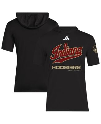 adidas - Men's Black Indiana Hoosiers 2025 Military Appreciation AEROREADY T-Shirt