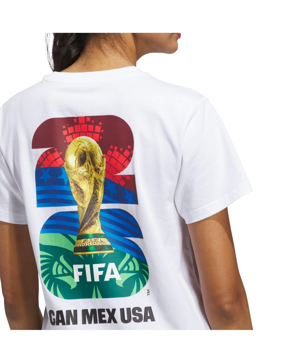 Adidas Originals Women's White 2026 Fifa World Cup Graphic T-shirt In White