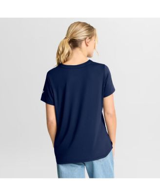 Women's Navy New York Rangers Authentic Pro Rink Tech T-Shirt