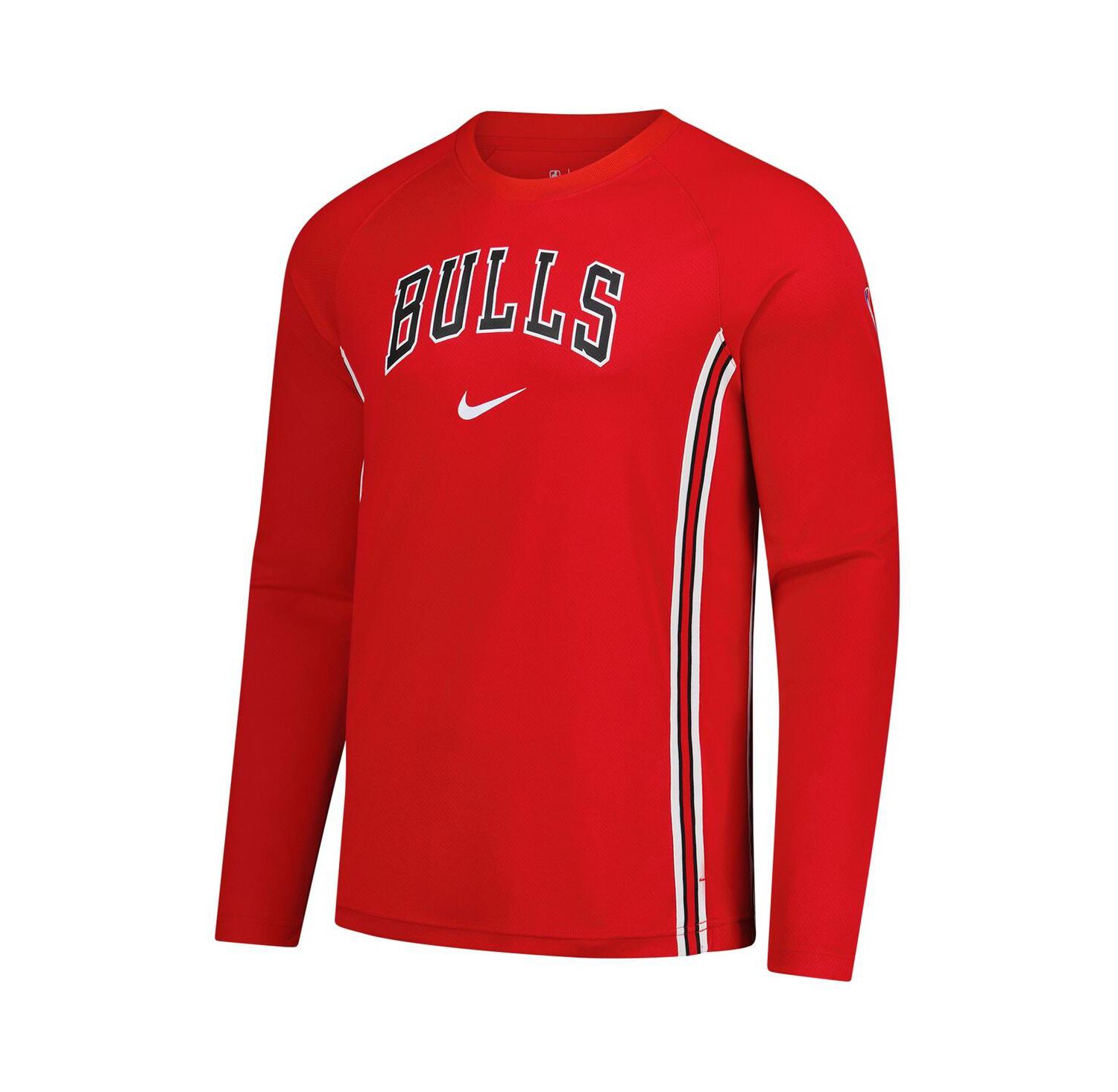 Men's Red Chicago Bulls 2025/26 Authentic Pre-Game Legend Dri-FIT Long Sleeve Shooting T-Shirt