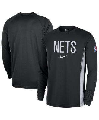 Nike - Men's Black Brooklyn Nets 2025/26 Authentic Pre-Game Legend Dri-FIT Long Sleeve Shooting Shirt
