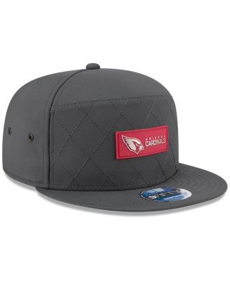 Men's Charcoal Arizona Cardinals 2025 Sideline Cold Weather Split Panel 9FIFTY Snapback Hat