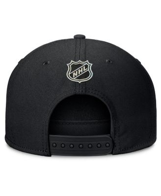 Men's Black Chicago Blackhawks Authentic Pro Rink Team Code Snapback Hat