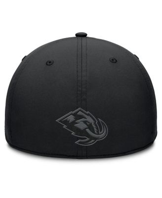 Men's Black Utah Mammoth Authentic Pro Road Team Code Flex Hat