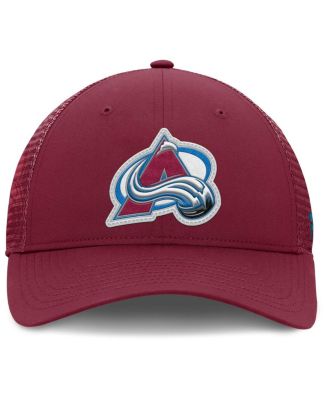 Men's Burgundy Colorado Avalanche Authentic Pro Home Ice Trucker Adjustable Hat