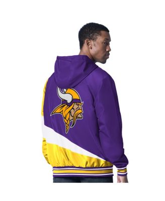 Men's Purple/Charcoal Minnesota Vikings Dual Threat Reversable Full-Zip Jacket