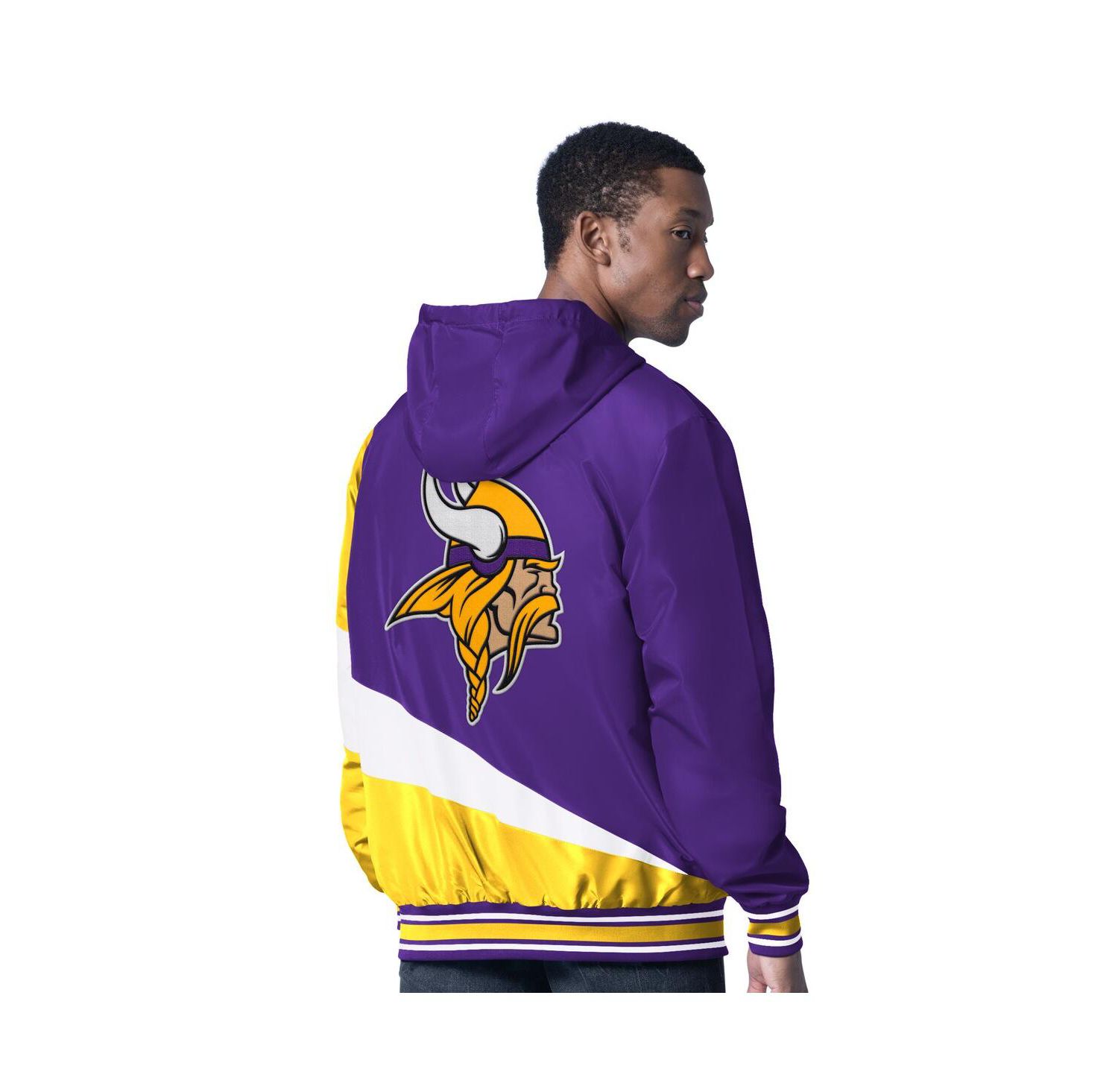Men's Purple/Charcoal Minnesota Vikings Dual Threat Reversable Full-Zip Jacket
