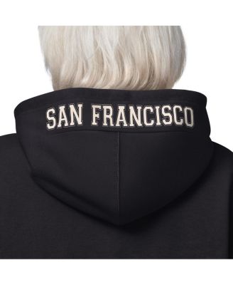 Women's Black San Francisco 49ers 4th Down Full-Zip Hoodie