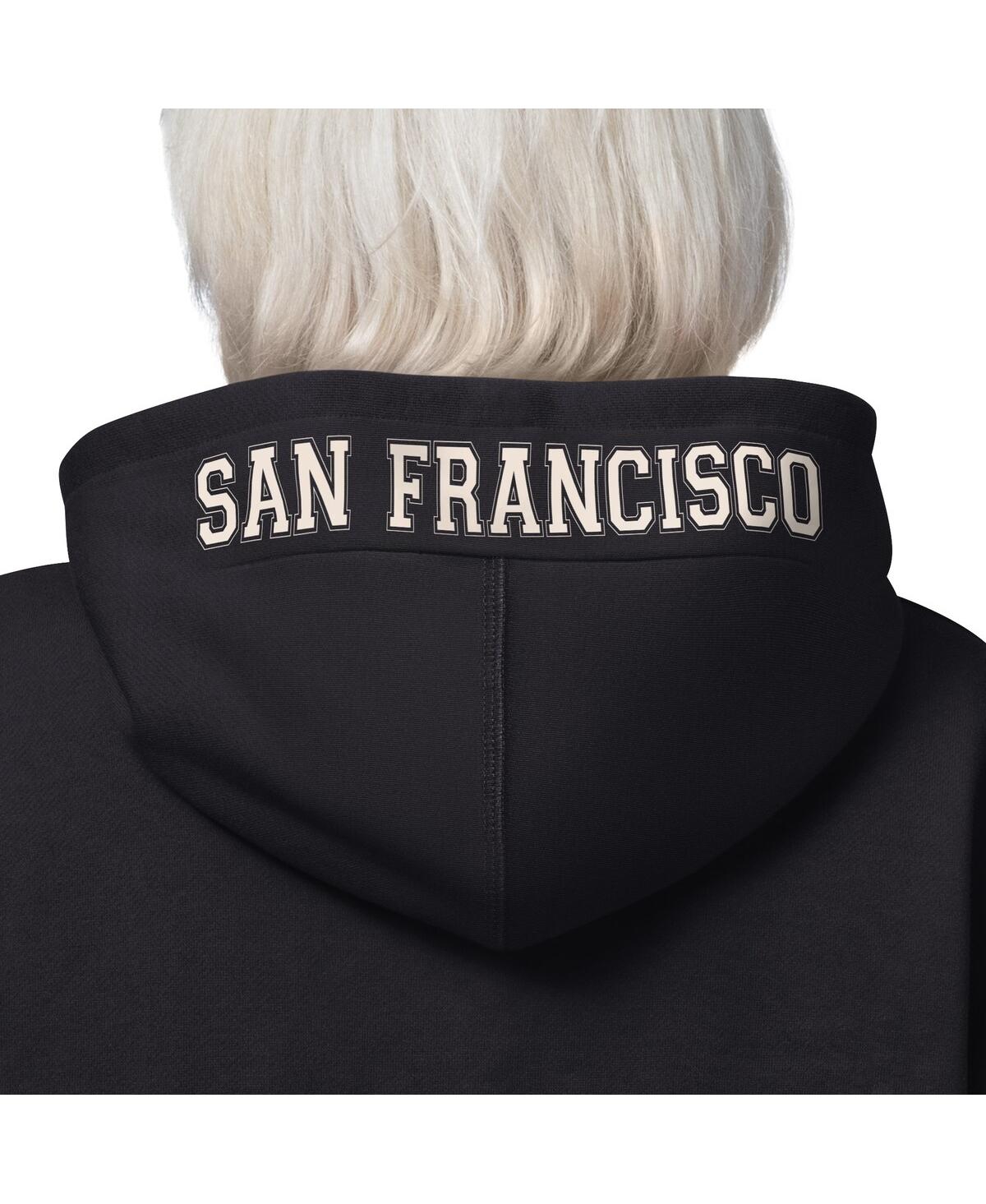 Starter Women's Black San Francisco 49ers 4th Down Full-Zip Hoodie