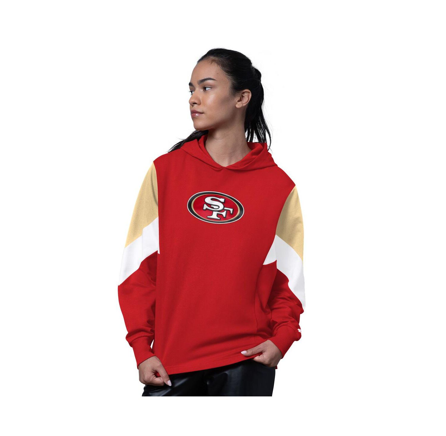 Women's Scarlet San Francisco 49ers Scrimmage Hoodie