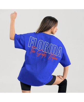 Women's Royal Florida Gators Oversized Back at Ya T-Shirt