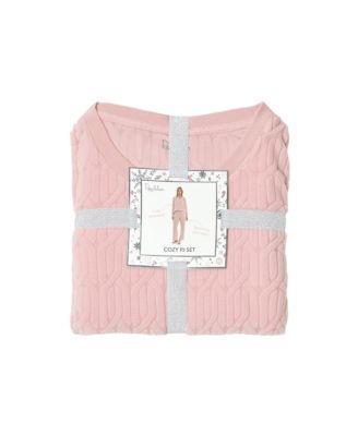 Women's 2-Piece Long-Sleeve Crewneck Top and Pants Set