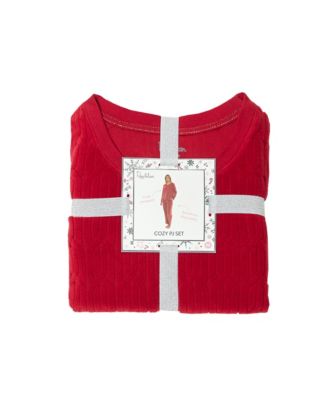 Women's 2-Piece Long-Sleeve Crewneck Top and Pants Set