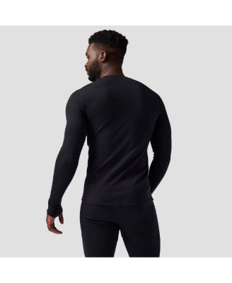 Men's Cedars RWS Merino Mid-Wt Baselayer Crew Top Midweight Long Underwear Tops