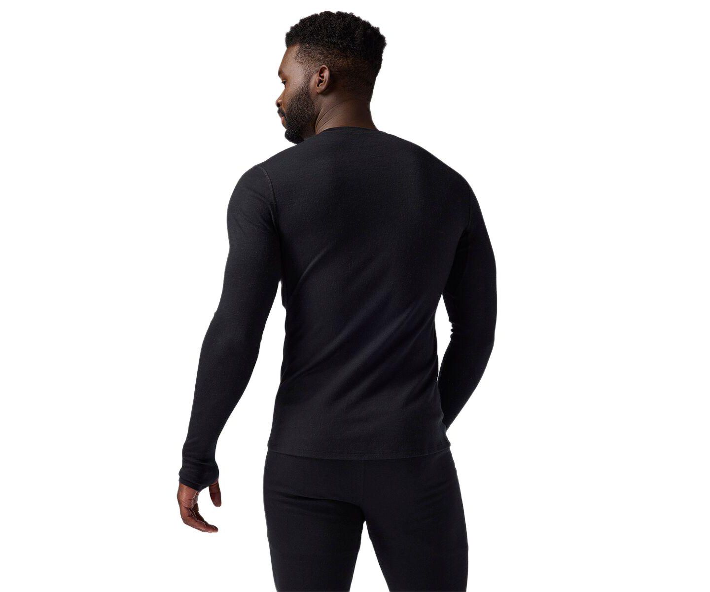 Топы Baselayer для мужчин, шерсть мериноса — Backcountry, цвет: Чёрный — фото 2