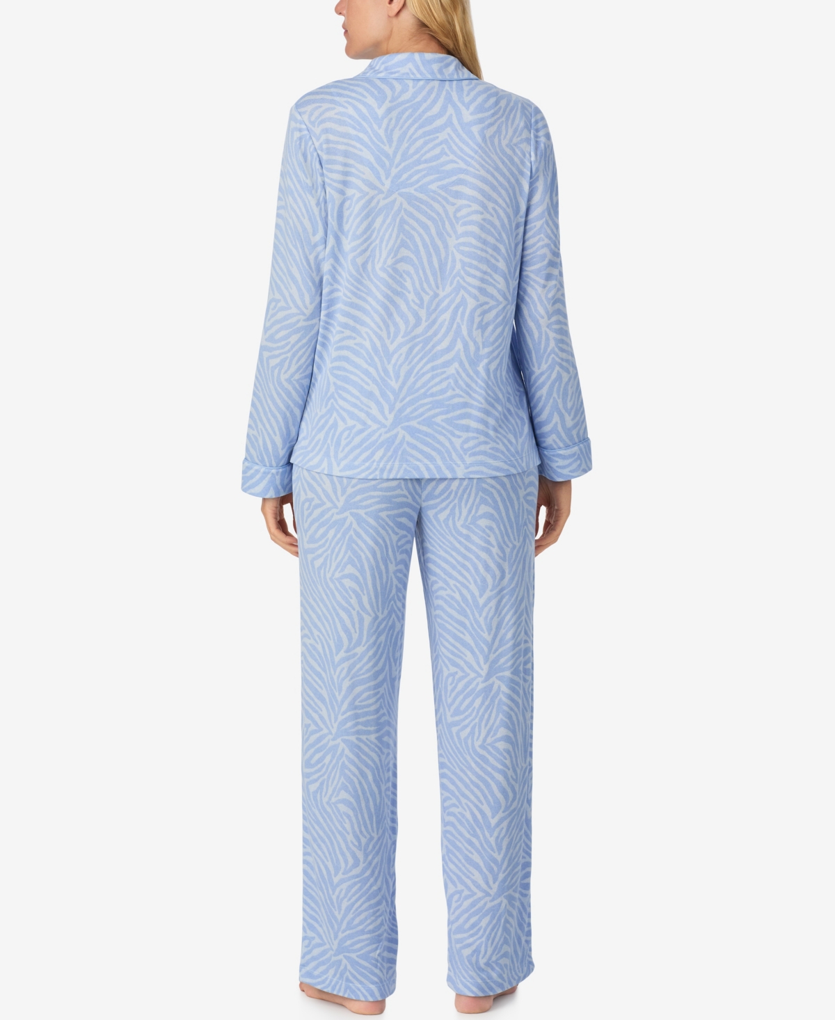 Kate Spade Women's 2-piece Sleepwear Long-sleeve Top And Pajama Pants Set In Blue