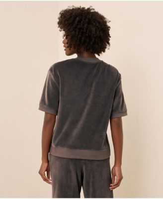 Women's Organic Cotton Velour T-Shirt