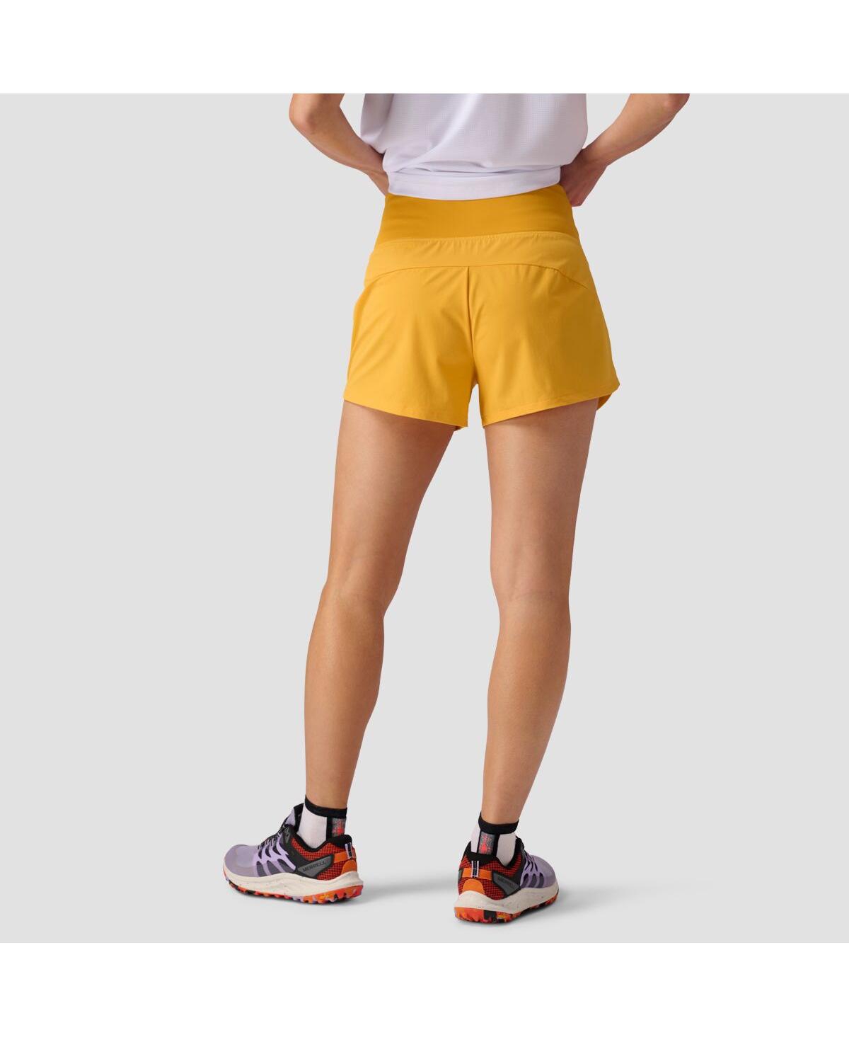 Backcountry Women's  Destination Short Performance Shorts In Gold