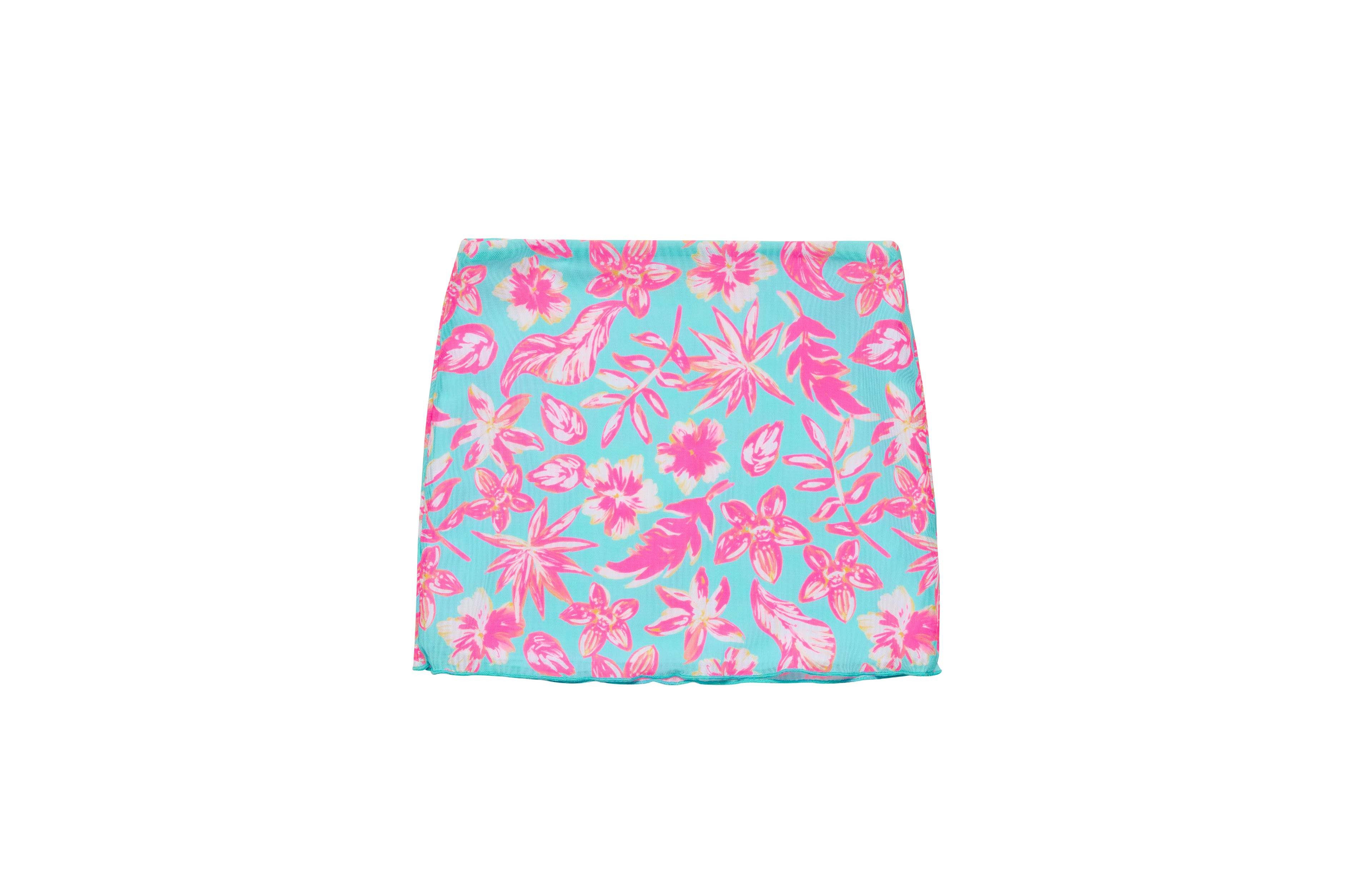 Snapper Rock Big Girls Tropical Glow Teen Mini Skirt